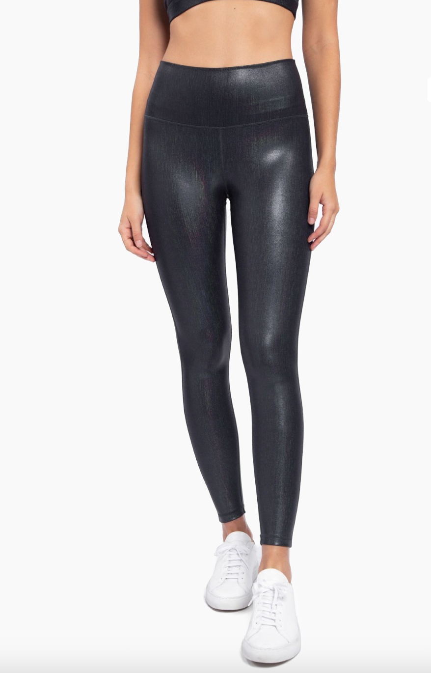 Iridescent Foil Leggings