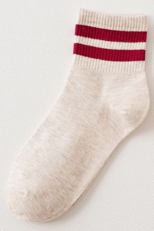 Striped Crew Socks