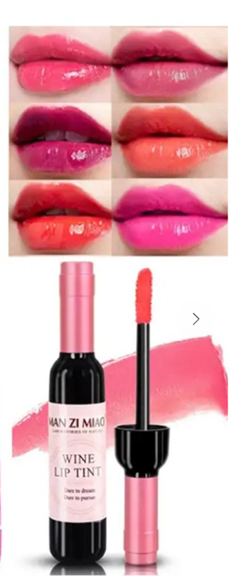 Wine lip tint