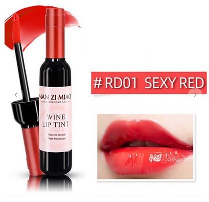 Wine lip tint